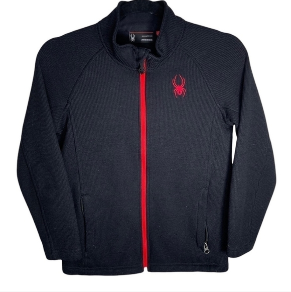 SPYDER Youth Bandit Full Zip Fleece Jacket Size XL 18 - Picture 2 of 14